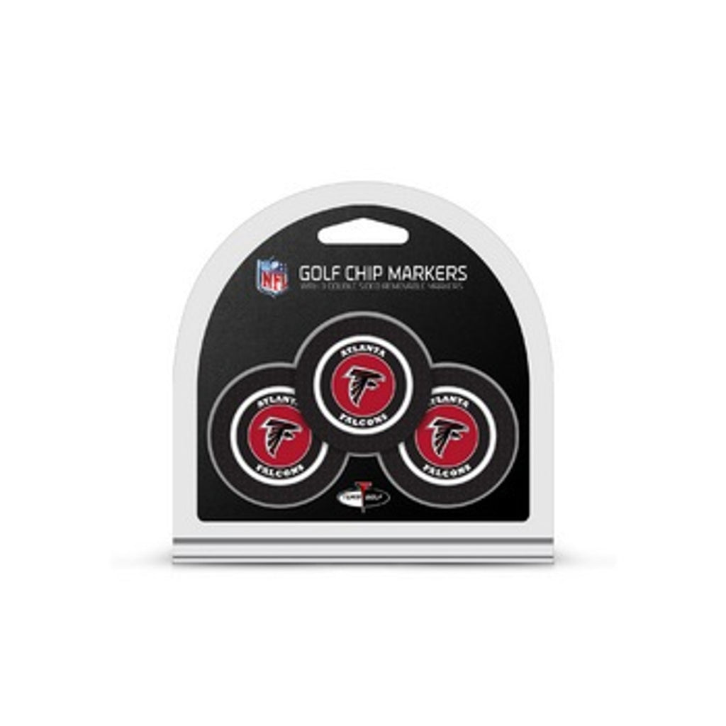 Atlanta Falcons Golf Chip with Marker 3 Pack
