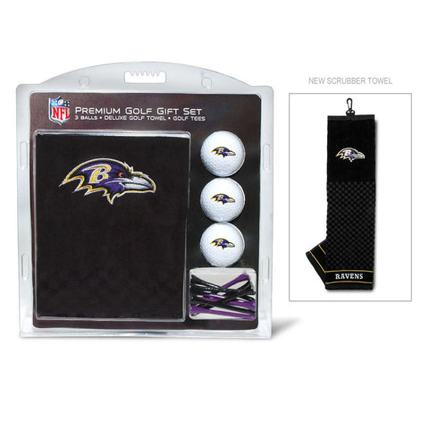 Baltimore Ravens Golf Gift Set with Embroidered Towel - Special Order