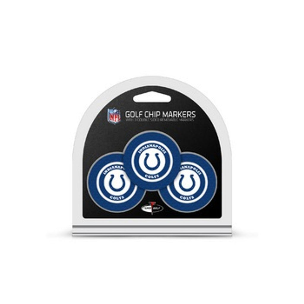 Indianapolis Colts Golf Chip with Marker 3 Pack
