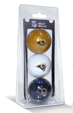 Los Angeles Rams 3 Pack of Golf Balls - Special Order