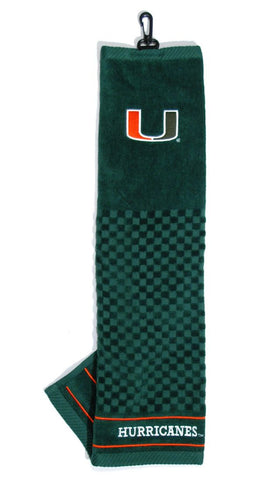 Miami Hurricanes 16"x22" Embroidered Golf Towel