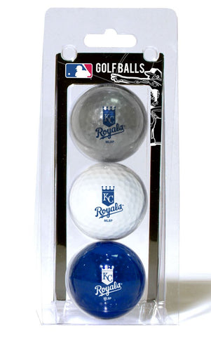 Kansas City Royals 3 Pack of Golf Balls