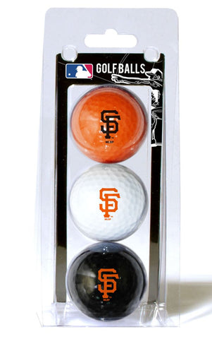 San Francisco Giants 3 Pack of Golf Balls