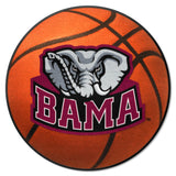 Alabama Crimson Tide Basketball Rug - 27in. Diameter, BAMA Logo