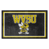 West Virginia State Yellow Jackets 4ft. x 6ft. Plush Area Rug