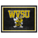 West Virginia State Yellow Jackets 8ft. x 10 ft. Plush Area Rug