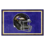 Baltimore Ravens 4ft. x 6ft. Plush Area Rug