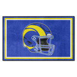 Los Angeles Rams 4ft. x 6ft. Plush Area Rug