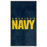 U.S. Navy 3X5 High-Traffic Mat with Durable Rubber Backing - Portrait Orientation