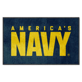 U.S. Navy 4X6 High-Traffic Mat with Durable Rubber Backing - Landscape Orientation
