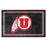 Utah Utes 4ft. x 6ft. Plush Area Rug