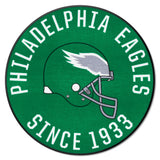 Philadelphia Eagles Roundel Rug - 27in. Diameter - Retro Collection