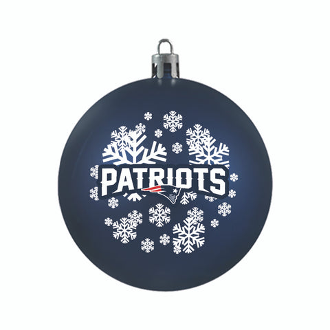 New England Patriots Ornament Shatterproof Ball Special Order