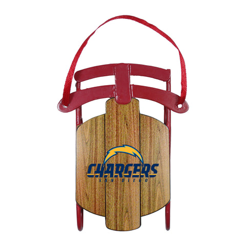 Los Angeles Chargers Ornament Metal Sled San Diego Throwback