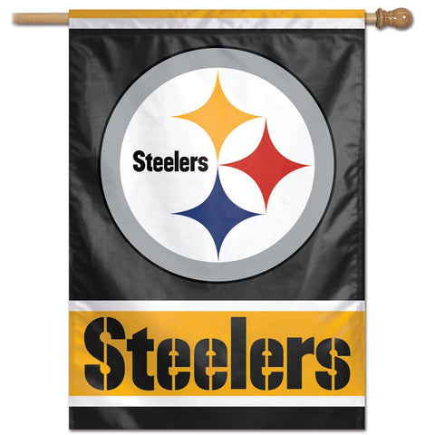 Pittsburgh Steelers Banner 28x40 Vertical