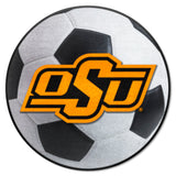 Oklahoma State Cowboys Soccer Ball Rug - 27in. Diameter