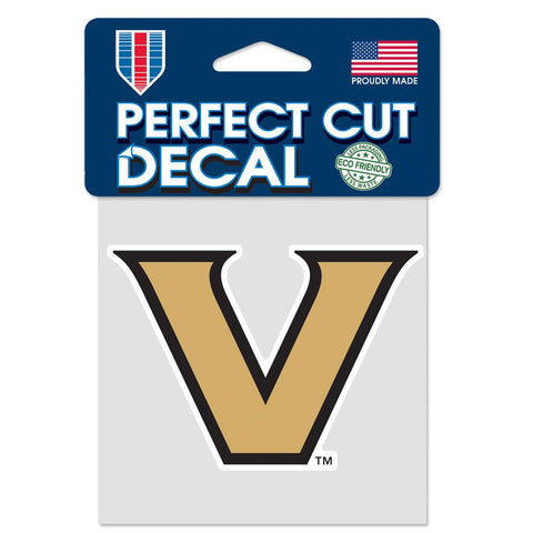 Vanderbilt Commodores Decal 4x4 Perfect Cut Color