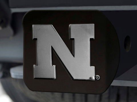 Nebraska Cornhuskers Hitch Cover Black FanMats - Special Order