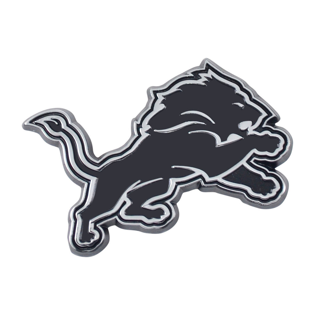 Detroit Lions Auto Emblem Premium Metal Chrome