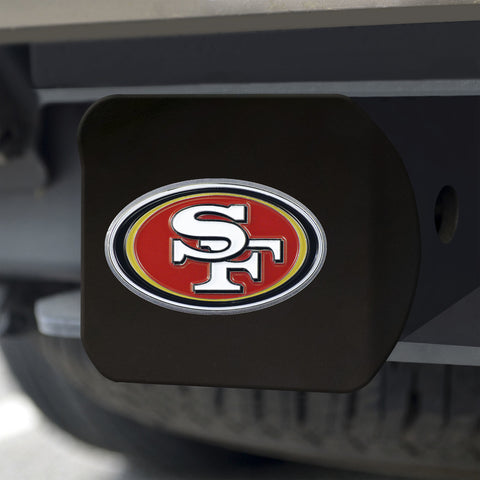 San Francisco 49ers Hitch Cover Color Emblem on Black