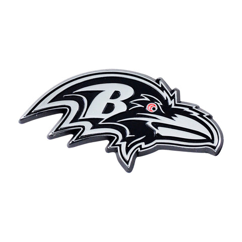 Baltimore Ravens Auto Emblem Premium Metal Chrome