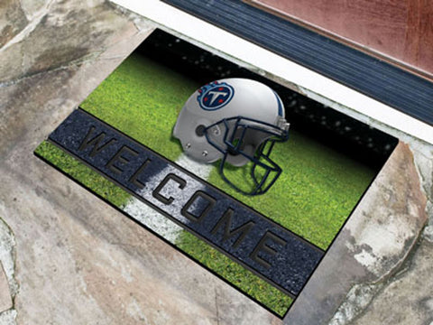 Tennessee Titans Door Mat 18x30 Welcome Crumb Rubber - Special Order