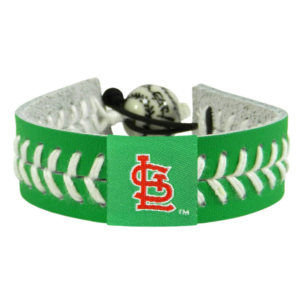 St. Louis Cardinals Bracelet Baseball St. Patrick's Day CO