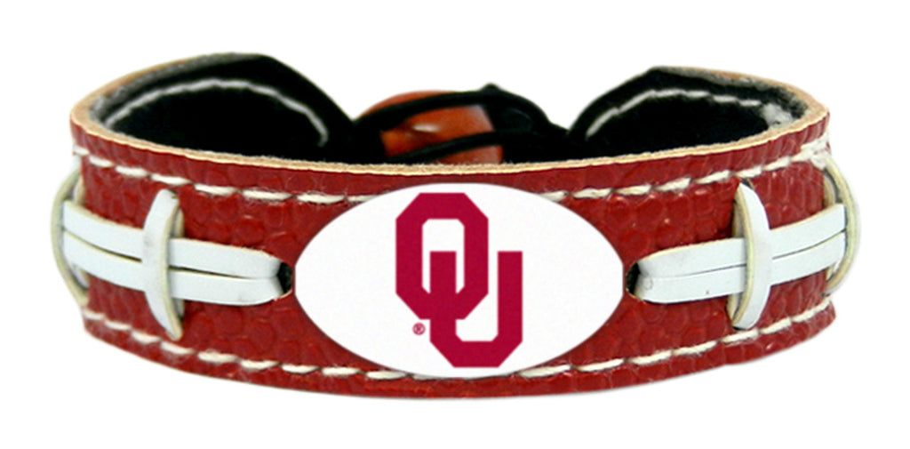 Oklahoma Sooners Bracelet Team Color Football CO