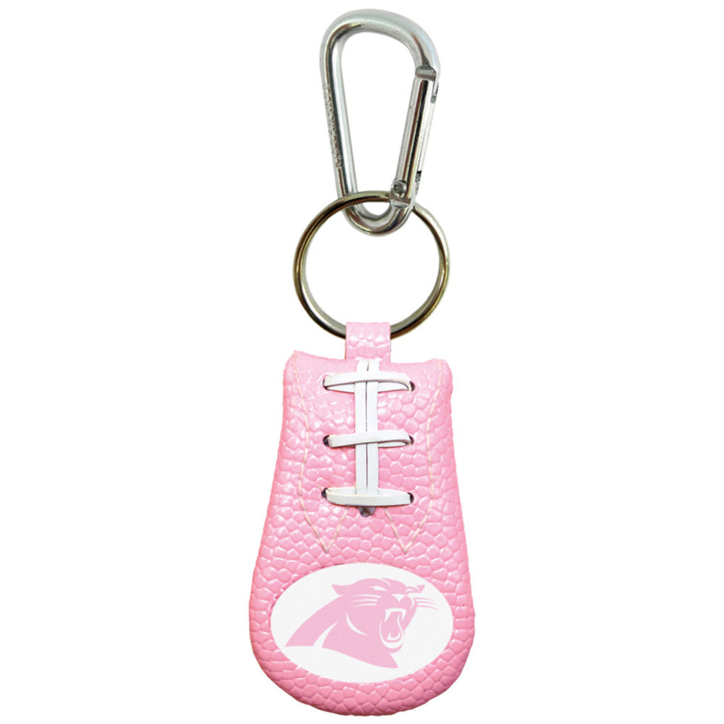 Carolina Panthers Keychain Pink Football CO