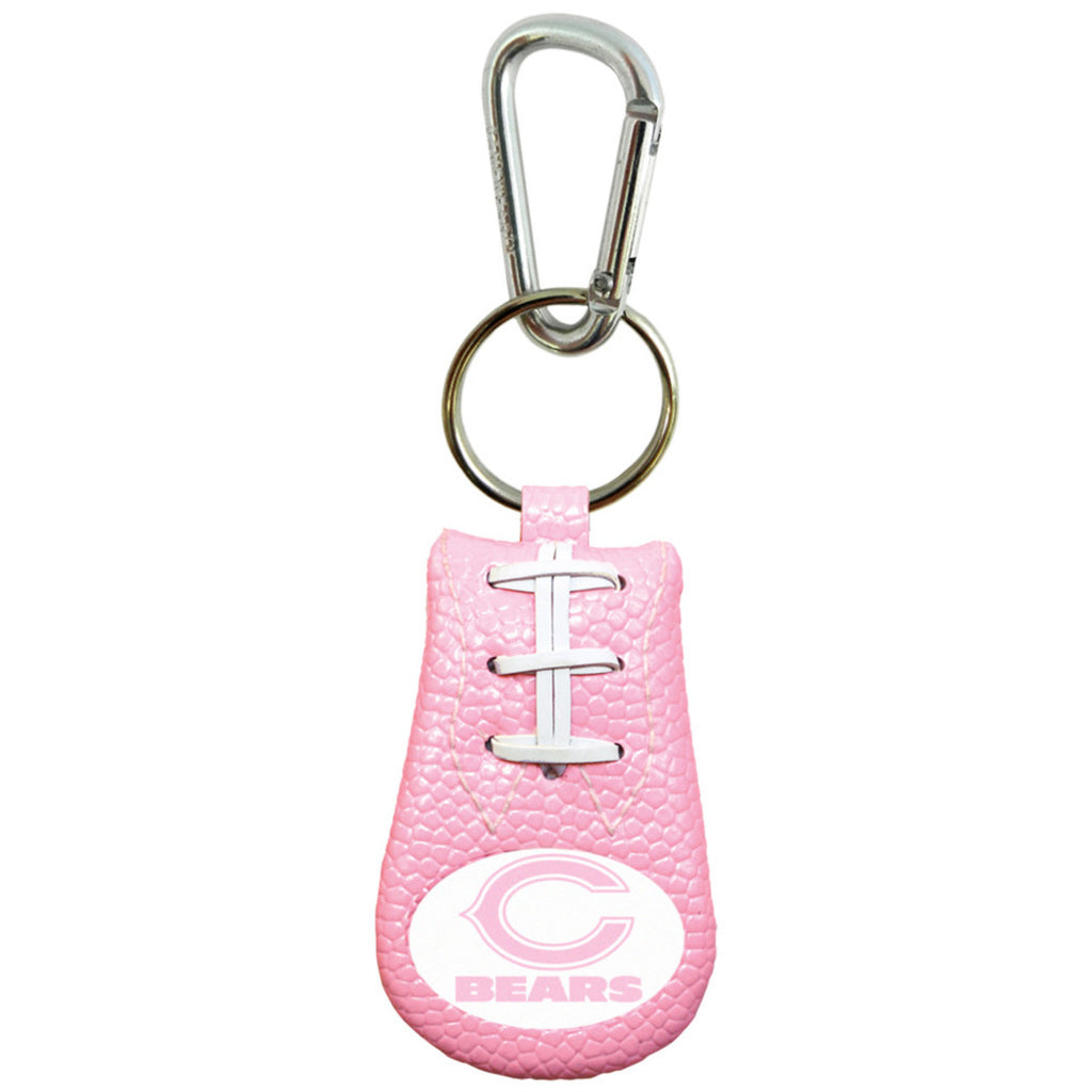 Chicago Bears Keychain Pink Football CO