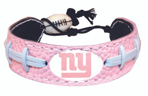 New York Giants Bracelet Pink Football CO