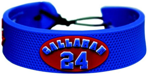 New York Rangers Bracelet Team Color Jersey Ryan Callahan Design CO