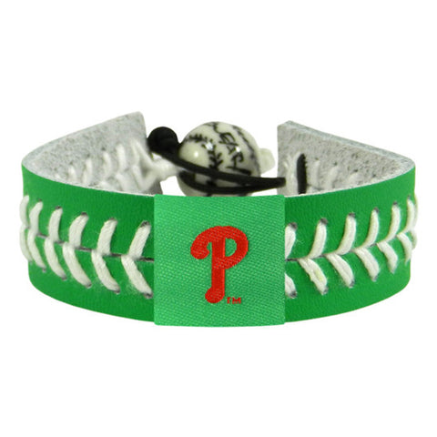 Philadelphia Phillies Bracelet Baseball St. Patrick's Day CO