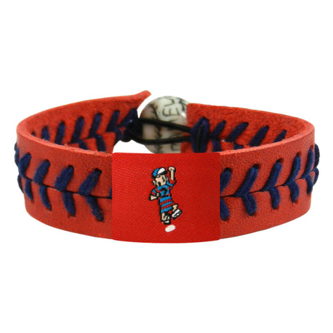 Milwaukee Brewers Bracelet Team Color Baseball Sausage Guy 2 CO