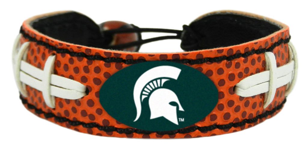 Michigan State Spartans Classic Football Bracelet