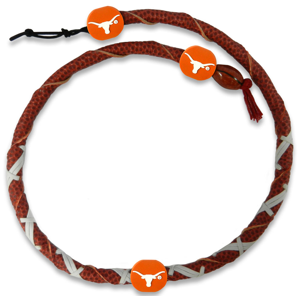 Texas Longhorns Necklace Spiral Football CO