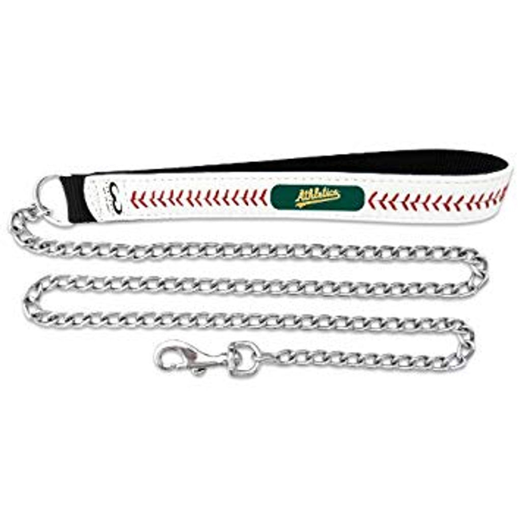 Oakland Athletics Baseball Leather Leash - L  CO