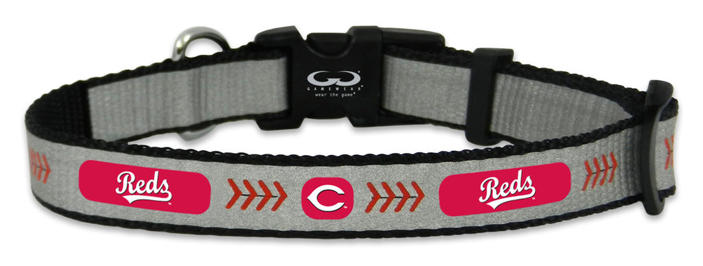 Cincinnati Reds Reflective Toy Baseball Collar