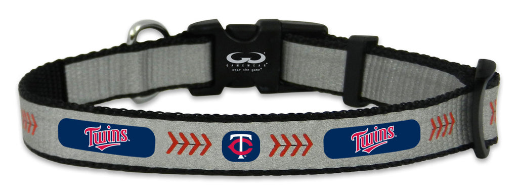 Minnesota Twins Pet Collar Reflective Baseball Size Small CO