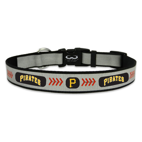 Pittsburgh Pirates Pet Collar Reflective Baseball Size Large CO