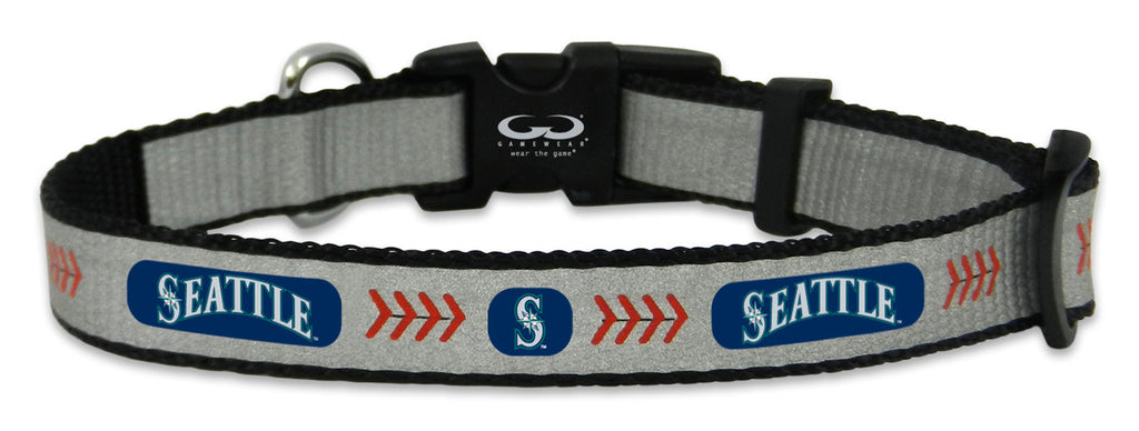 Seattle Mariners Pet Collar Reflective Baseball Size Toy CO