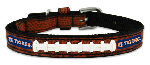 Auburn Tigers Classic Leather Toy Football Collar