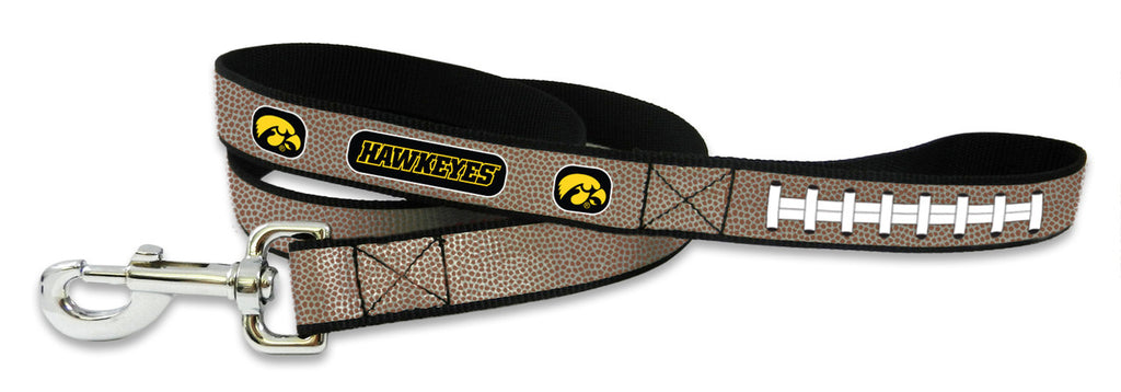 Iowa Hawkeyes Reflective Football Leash - S