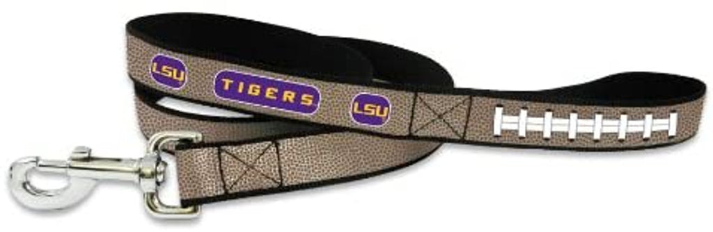 LSU Tigers Pet Leash Reflective Football Size Large Alternate CO