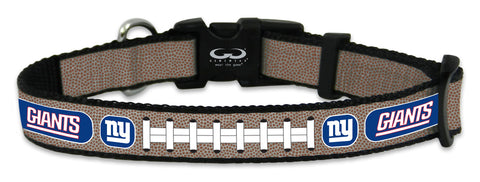 New York Giants Pet Collar Reflective Football Size Toy CO