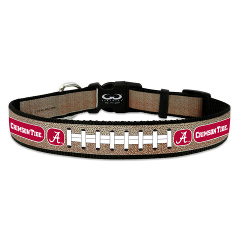 Alabama Crimson Tide Pet Collar Reflective Football Size Medium CO