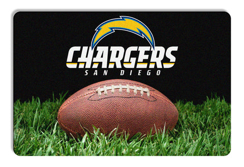 San Diego Chargers Pet Bowl Mat Classic Football Size Large CO