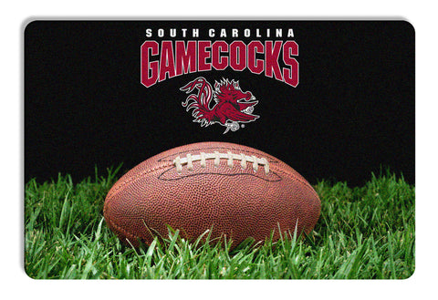 South Carolina Gamecocks Classic Football Pet Bowl Mat - L