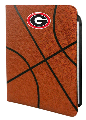 Georgia Bulldogs Classic Basketball Portfolio - 8.5 in x 11 in