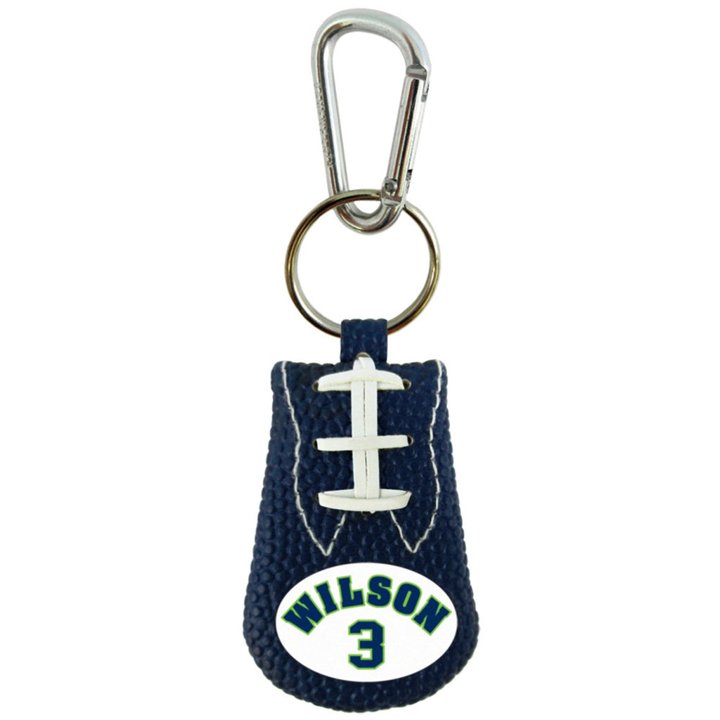 Seattle Seahawks Keychain Team Color Jersey Russell Wilson Design CO